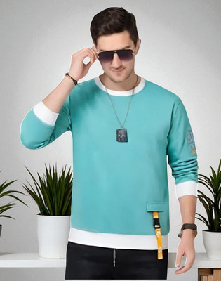 Teezler Printed Men Round Neck Green T-Shirt