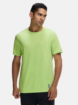 JOCKEY Solid Men Round Neck Green T-Shirt