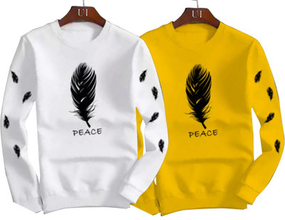 PARA HILLS Printed Men Round Neck Multicolor T-Shirt