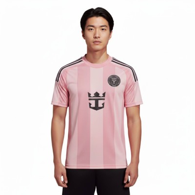 Smv Printed Men Round Neck Pink T-Shirt