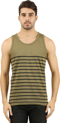 JUGULAR Printed Men Scoop Neck Dark Green T-Shirt