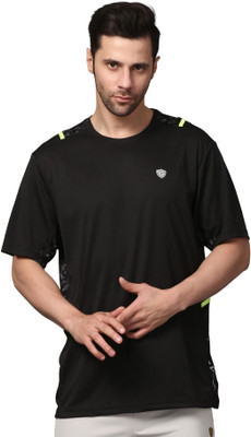 NEXGEN CLUB Self Design Men Crew Neck Multicolor T-Shirt