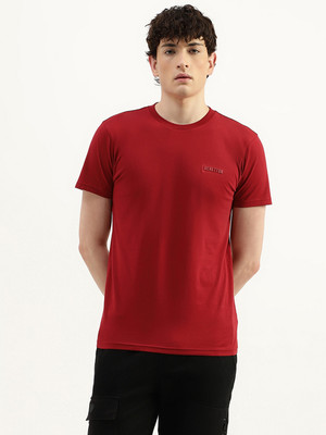 United Colors of Benetton Solid Men Round Neck Red T-Shirt