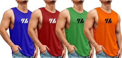 FTX Printed Men Round Neck Multicolor T-Shirt