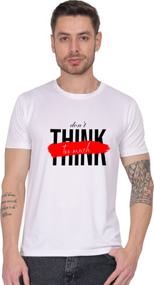 Swagry Graphic Print Men Round Neck White T-Shirt