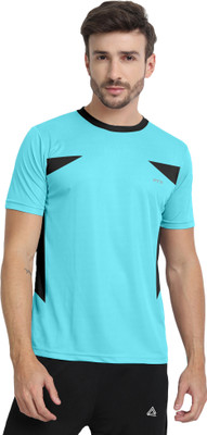 FTX Colorblock Men Round Neck Multicolor T-Shirt