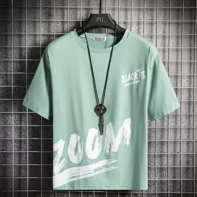 Jg Enterprise Printed, Typography Men Round Neck Light Green T-Shirt