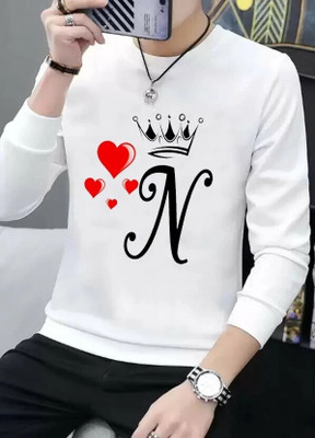 Snojh Graphic Print Men Round Neck White T-Shirt