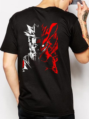 Broon Printed, Typography Men Round Neck Black T-Shirt