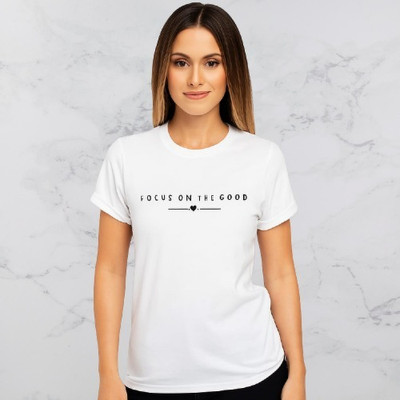krishiv enterprise Graphic Print Women Round Neck White T-Shirt