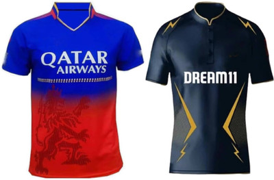 Thiva Printed, Typography Men Polo Neck Multicolor T-Shirt