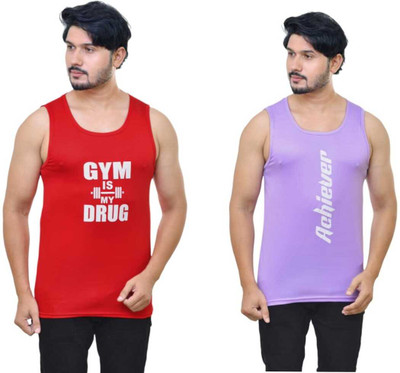 RIDHI CREATIONS Graphic Print Men Round Neck Multicolor T-Shirt