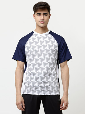 SHIV-NARESH Printed Men Round Neck Multicolor T-Shirt