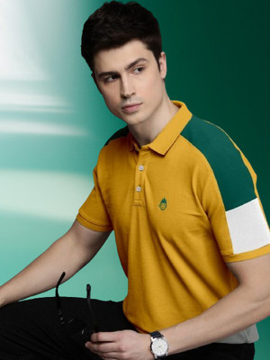 NVK Solid Men Polo Neck Reversible Multicolor T-Shirt