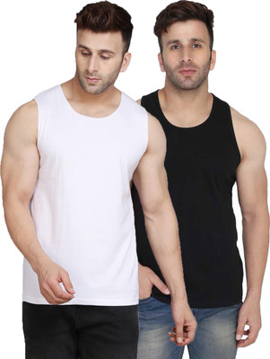 SLOWLORIS Solid Men Scoop Neck Multicolor T-Shirt