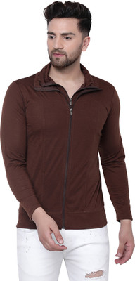 Tresna Trendy Solid Men Polo Neck Brown T-Shirt