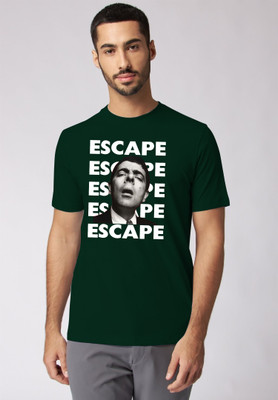 dunx Printed Men Round Neck Green T-Shirt