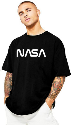 Asher Dean Printed Men Round Neck Black T-Shirt