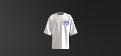 ESTLIO Printed Men Round Neck White T-Shirt