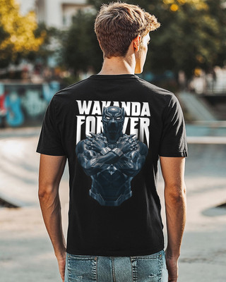 BEWAKOOF Graphic Print Men Round Neck Black T-Shirt