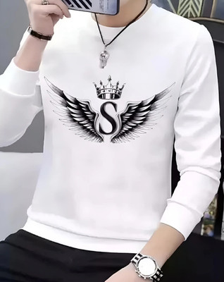 LAVENIR Typography Men Round Neck White T-Shirt