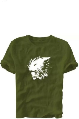 Dineshfeshion Graphic Print Men Round Neck Green T-Shirt