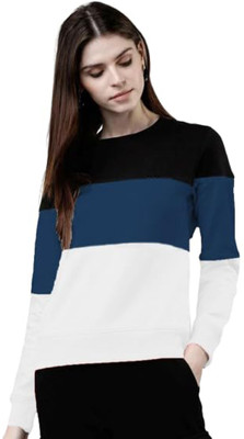 Adorbs Solid Women Round Neck Multicolor T-Shirt