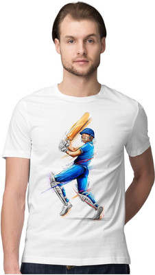 KRYONIX Printed Men Round Neck White T-Shirt