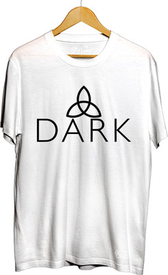 THE PRINT PLATTER Printed Men Round Neck White T-Shirt