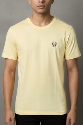 BU SHIRTS.COM Graphic Print Men Round Neck Beige T-Shirt