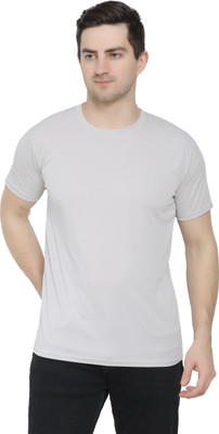 YUALIN CREATION Solid Men Crew Neck Multicolor T-Shirt