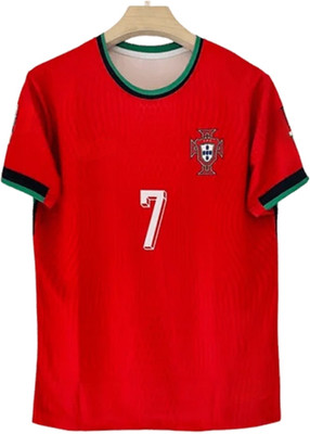 Thiva Printed Men Round Neck Red T-Shirt