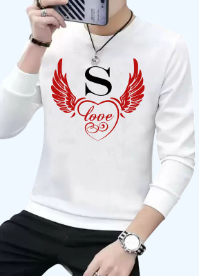 PBK Graphic Print Men Round Neck White T-Shirt