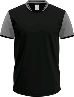 click n buy Solid Men Round Neck Multicolor T-Shirt