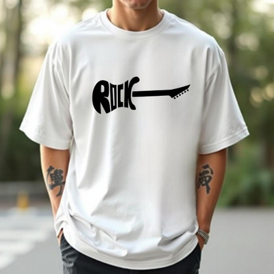 goodsign Printed Men Round Neck White T-Shirt