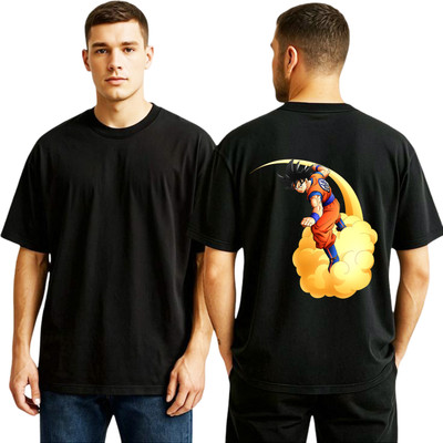 Amuthan aadhan Graphic Print Men Round Neck Black T-Shirt