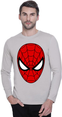 ManGOD Printed Men Round Neck Grey T-Shirt