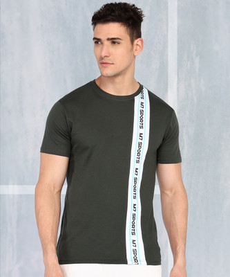 M7 By Metronaut Printed Men Crew Neck Multicolor T-Shirt
