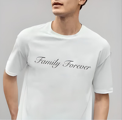 SISTAS Printed Men Round Neck White T-Shirt