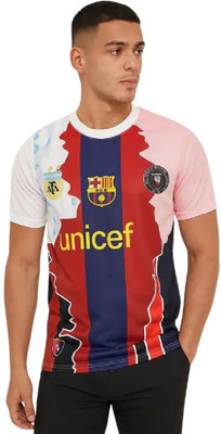 Playhard Printed Men Round Neck Multicolor T-Shirt