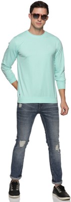 PP TRENDS Solid Men Round Neck Green T-Shirt