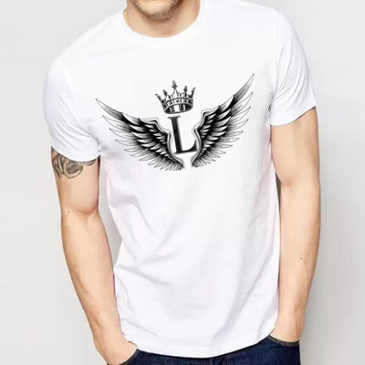 BQF Graphic Print Men Round Neck White T-Shirt