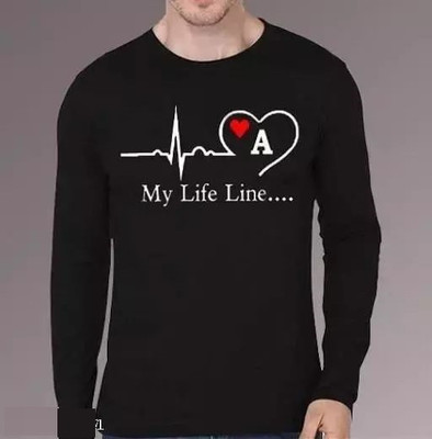 ApheFashion Printed, Typography Men Round Neck Black T-Shirt