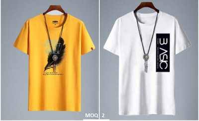 stylesmyth Graphic Print Men Round Neck Multicolor T-Shirt