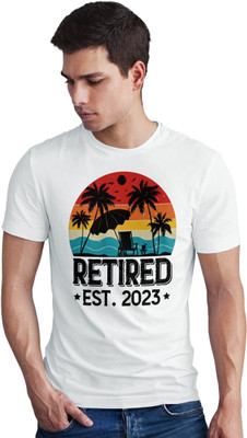 Seek Buy Love Printed Men Round Neck White T-Shirt