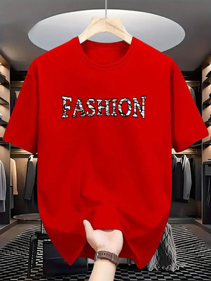 Magneto Printed Men Round Neck Red T-Shirt