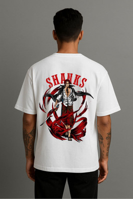 See Yaah Graphic Print Men Crew Neck White T-Shirt