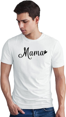 Seek Buy Love Printed Men Round Neck White T-Shirt