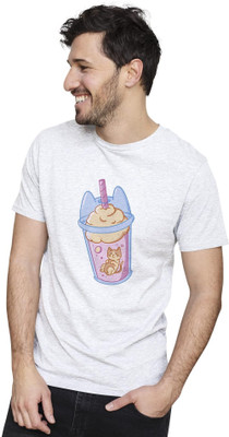 TheFreedomStore Printed Men Round Neck White T-Shirt