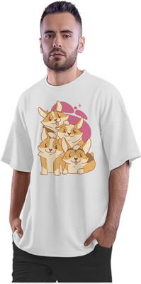 TheFreedomStore Printed Men Round Neck White T-Shirt